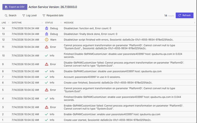 PlatformID issue