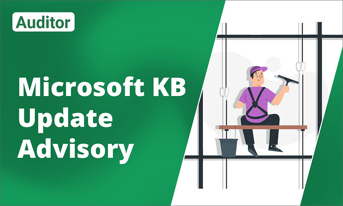 Auditor Microsoft KB Advisory