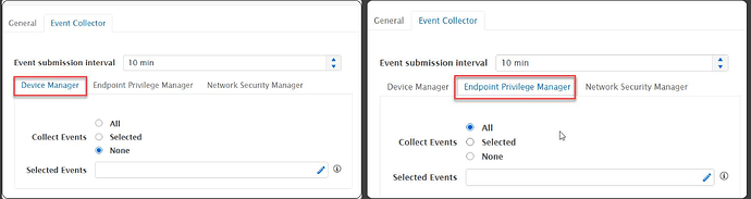 Event Collector Screenshot
